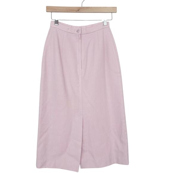 Easy Pieces Light Pink 100% Pure Wool Skirt Sz 23 - Picture 5 of 5